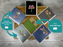 Load image into Gallery viewer, A range of gift cards which can be selected