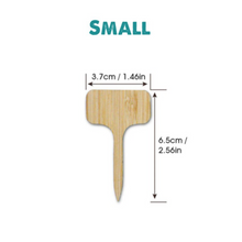 Load image into Gallery viewer, Stakes Bamboo Plant Naming Labels Gift Set