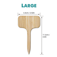 Load image into Gallery viewer, Stakes Bamboo Plant Naming Labels Gift Set